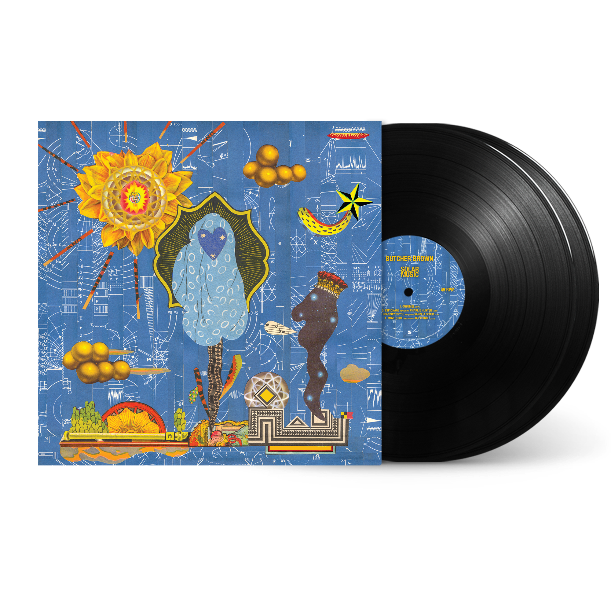Solar Music - Black Vinyl Record 2LP