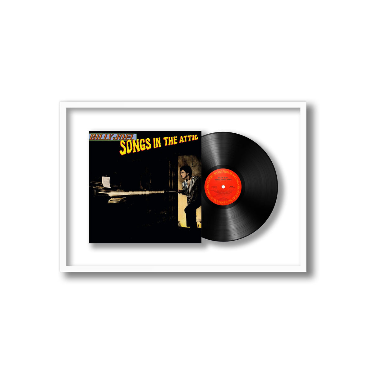 Billy Joel - Songs in the Attic - Framed Vinyl Record