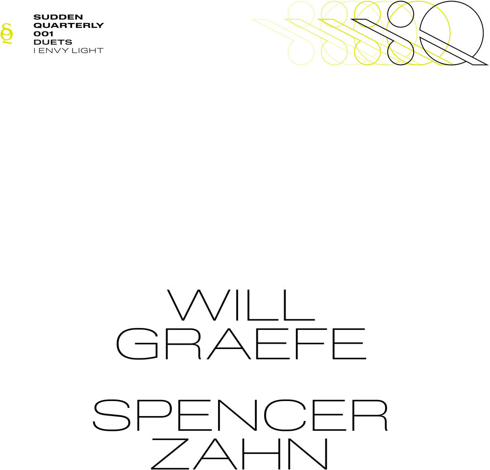 Spencer & Will Graefe Zahn – I Envy Light (LP Vinyl) Vinyl Record
