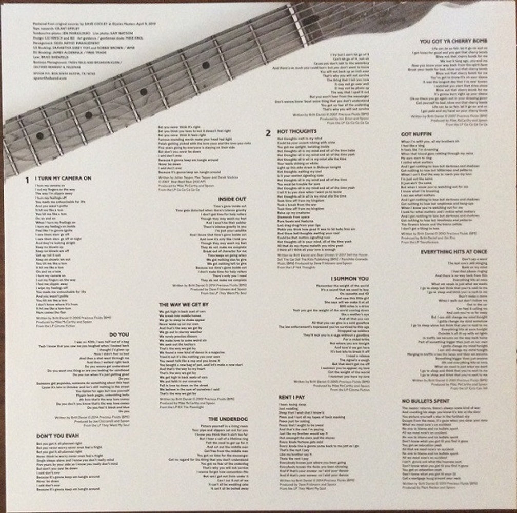Spoon – Everything Hits at Once: The Best of Spoon (LP Vinyl) Vinyl Record