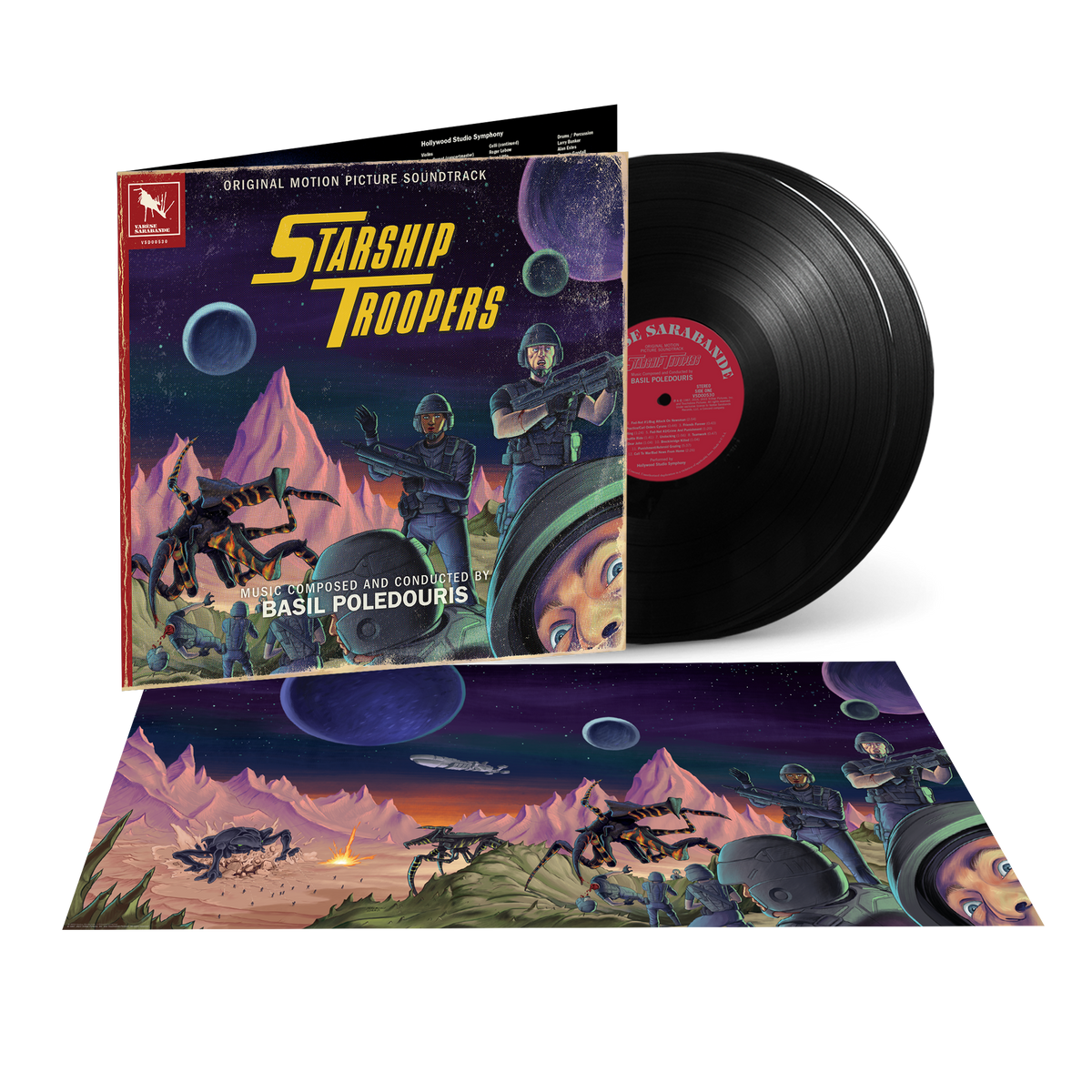 Starship Troopers Original Motion Picture Soundtrack Deluxe Edition (2LP - Black Vinyl) Vinyl Record