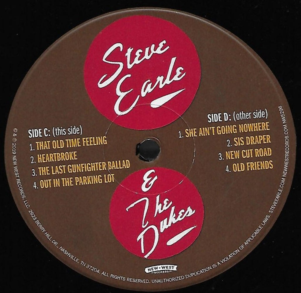 Steve Earle & The Dukes – GUY (2-LP Vinyl) Vinyl Record