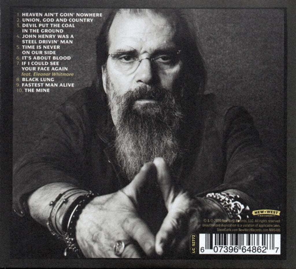 Steve Earle & The Dukes – Ghosts Of West Virginia Music CD