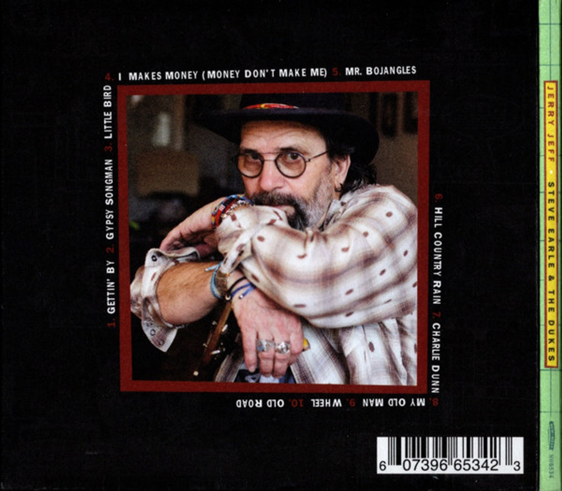 Steve Earle & The Dukes – JERRY JEFF Music CD