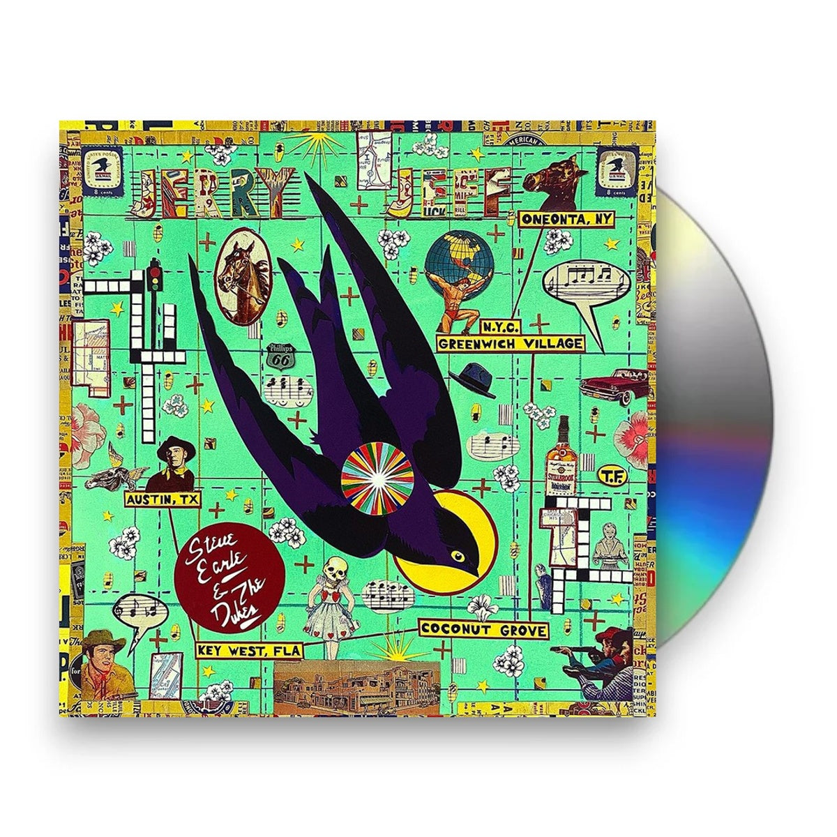 Steve Earle & The Dukes – JERRY JEFF Music CD