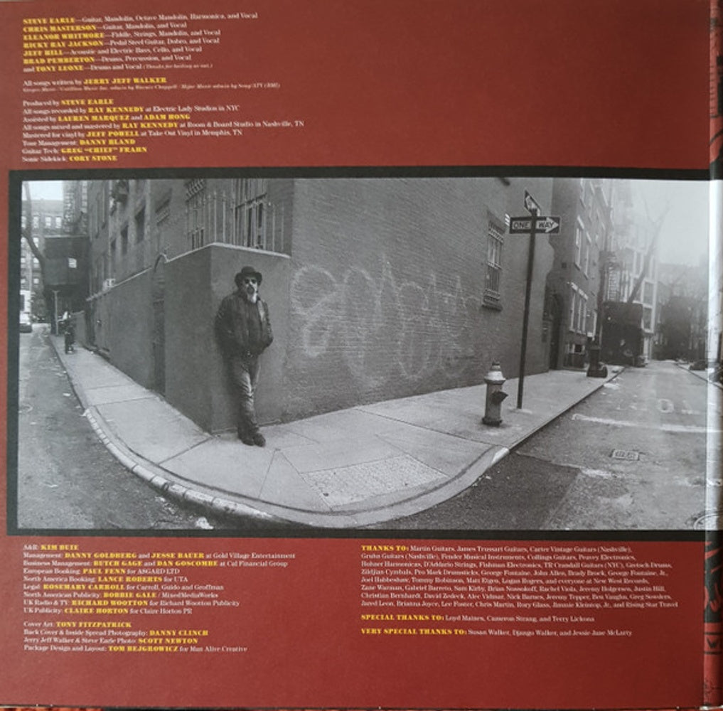 Steve Earle & The Dukes – JERRY JEFF (LP Vinyl) Vinyl Record