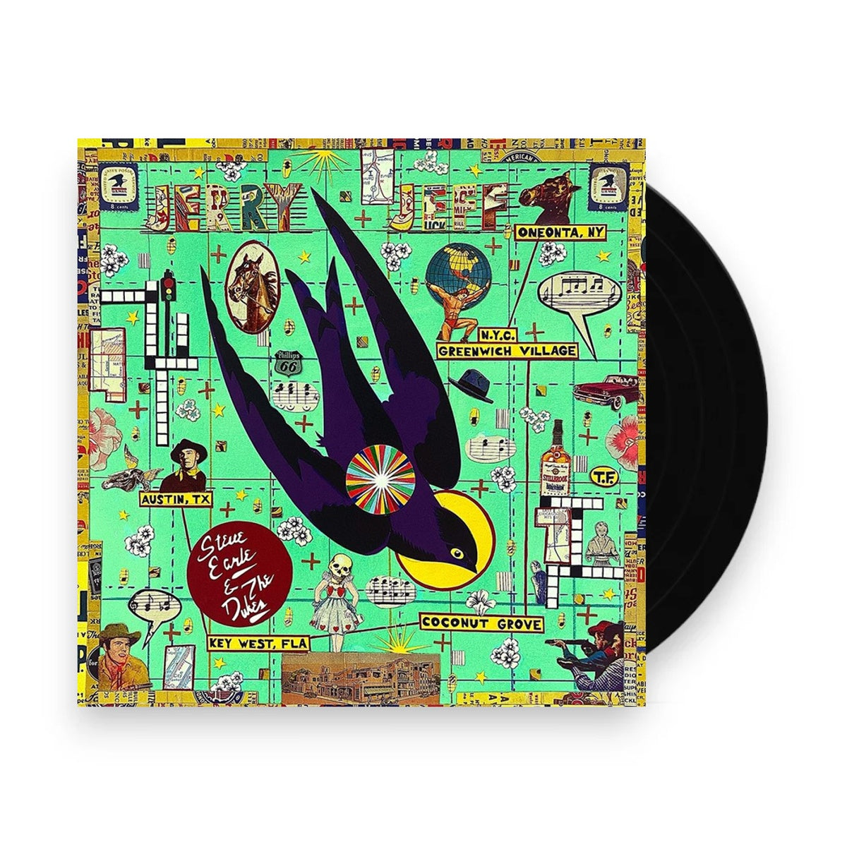 Steve Earle & The Dukes – JERRY JEFF (LP Vinyl) Vinyl Record