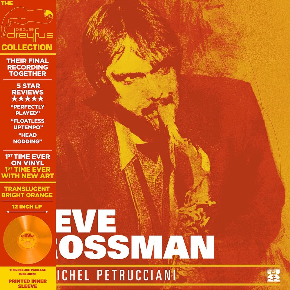 Steve Grossman With Michel Petrucciani (Orange LP Vinyl) Vinyl Record
