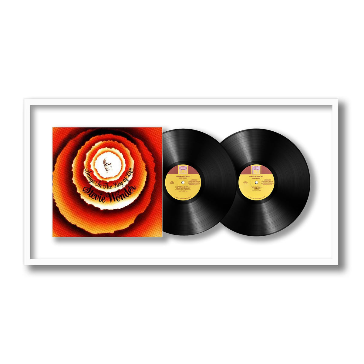 Stevie Wonder - Songs in the Key of Life - Framed Vinyl Record