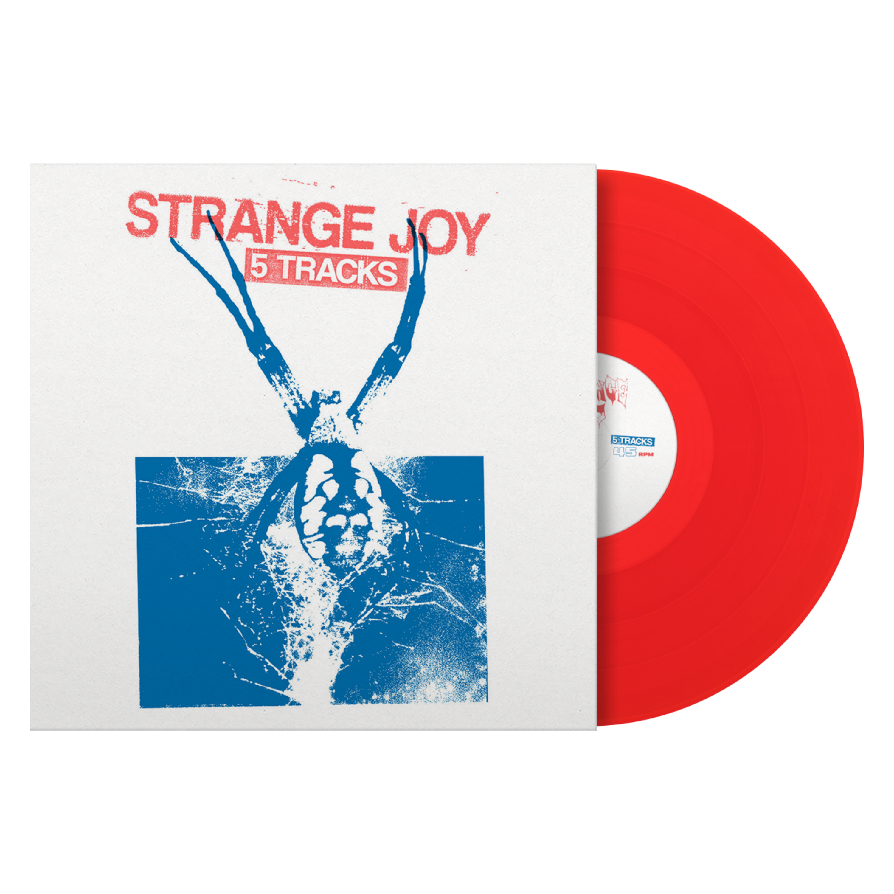 Strange Joy ‘5 TRACKS’ 12" EP (Limited Edition – Only 100 Made, Red Vinyl) Vinyl Record