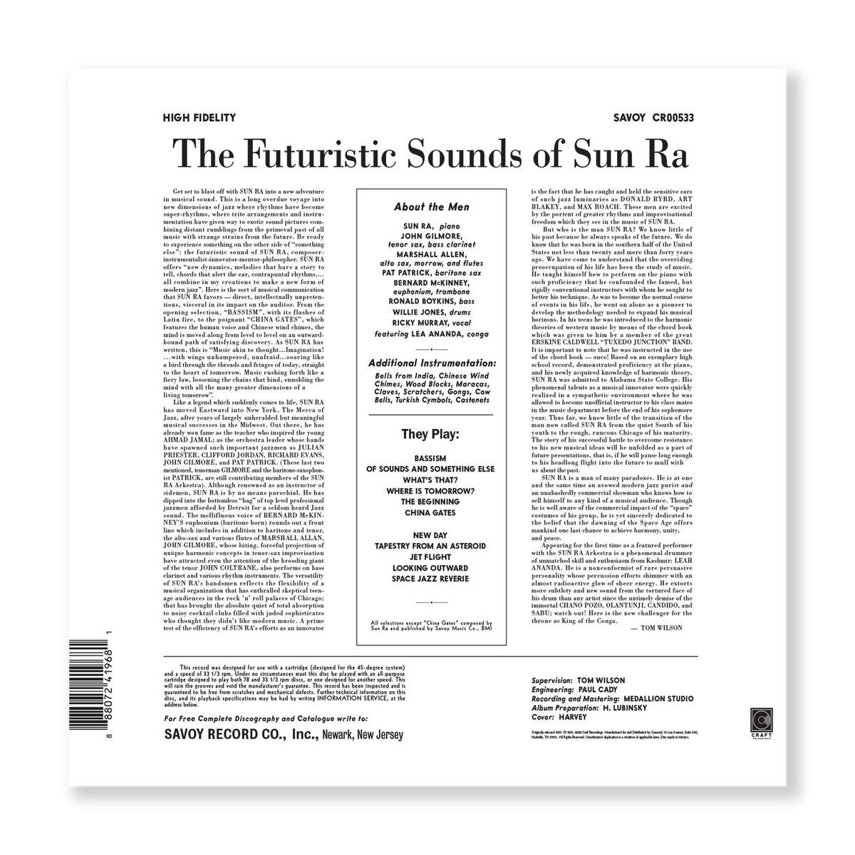 The Futuristic Sounds Of Sun Ra Music CD
