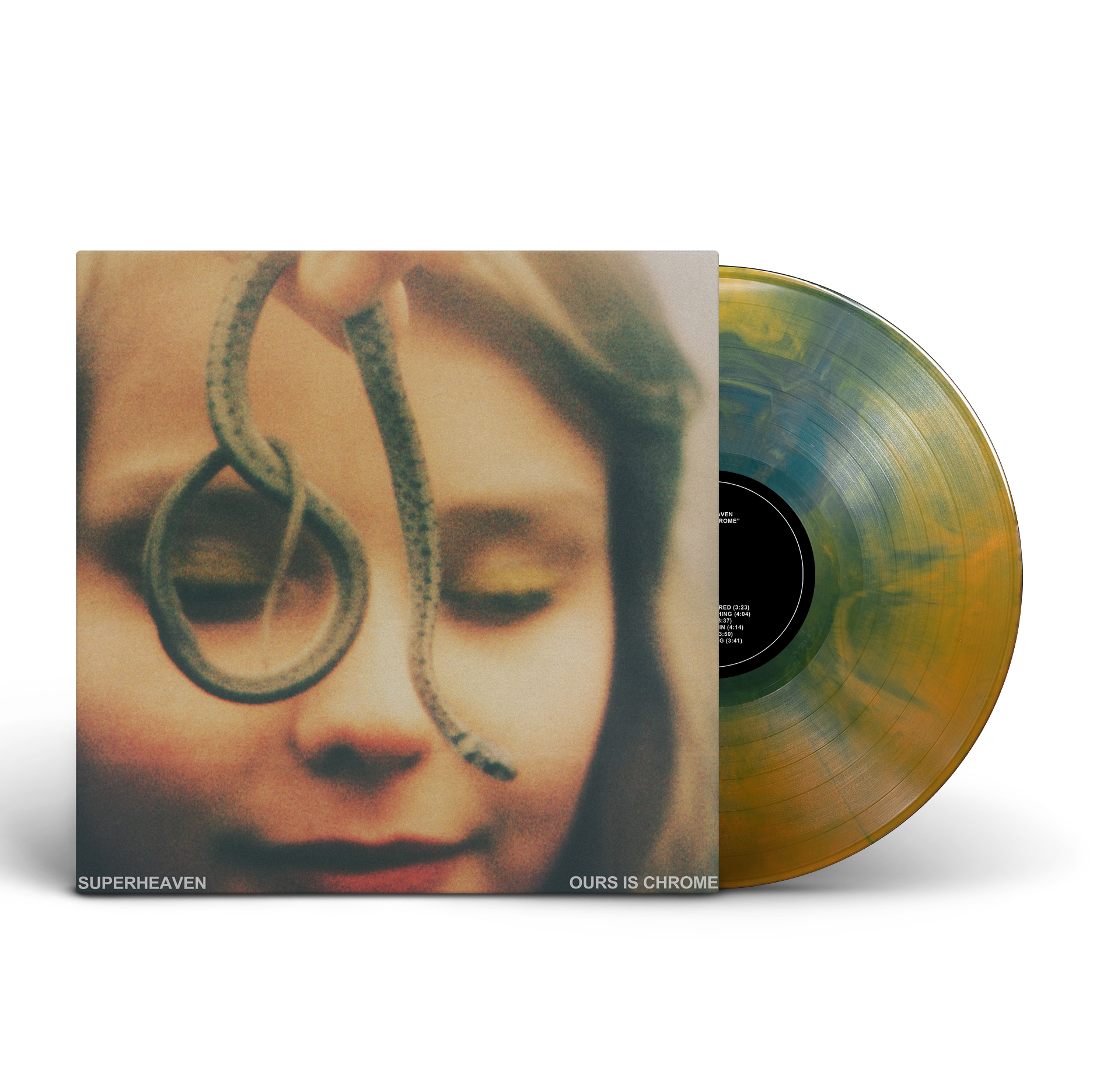 Superheaven - Ours Is Chrome LP (Exclusive Limited Edition of 300 - Patina Rust Splash Vinyl) Vinyl Record