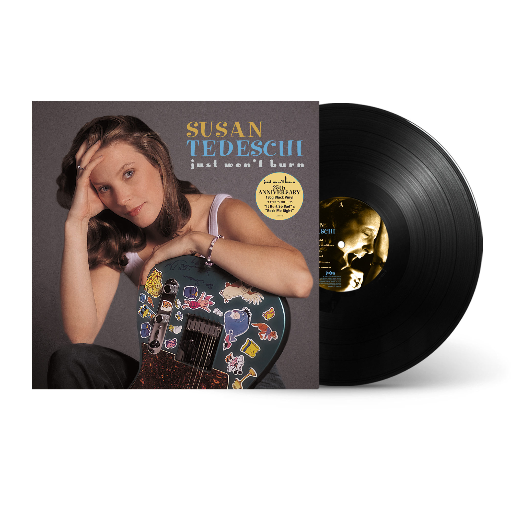 Just Won't Burn - Black Vinyl Record
