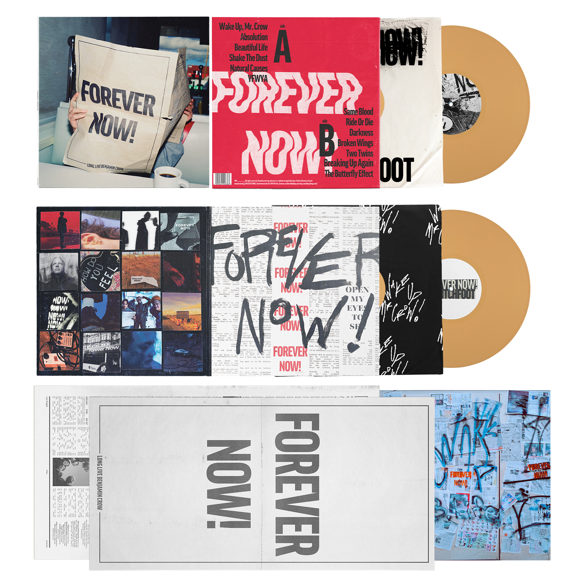 Switchfoot - Forever Now LP (Exclusive Limited Edition of 300 - Custard Vinyl) Vinyl Record