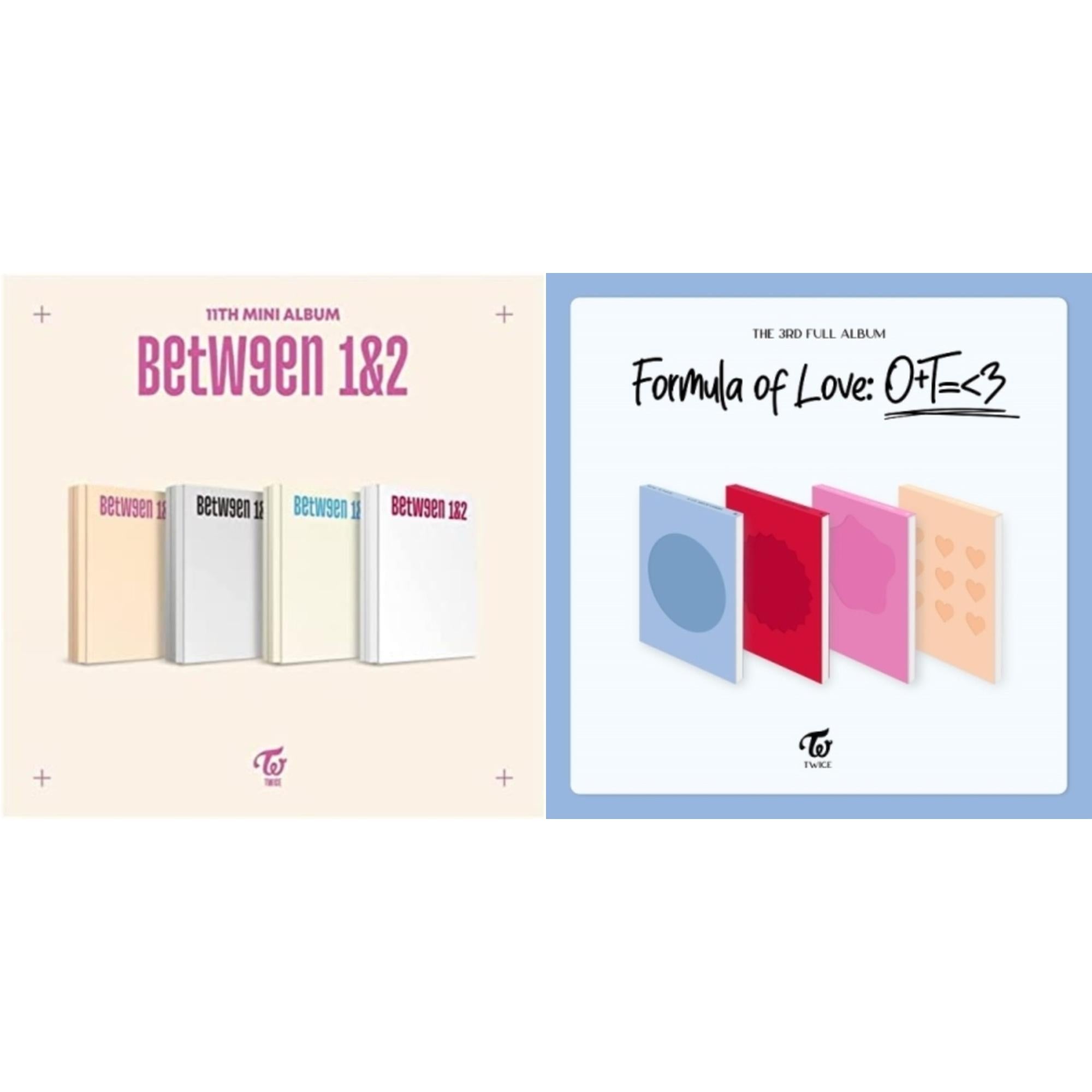 Twice - Between 1 & 2 & Formula Of Love: O+T=<3 - CD Bundle