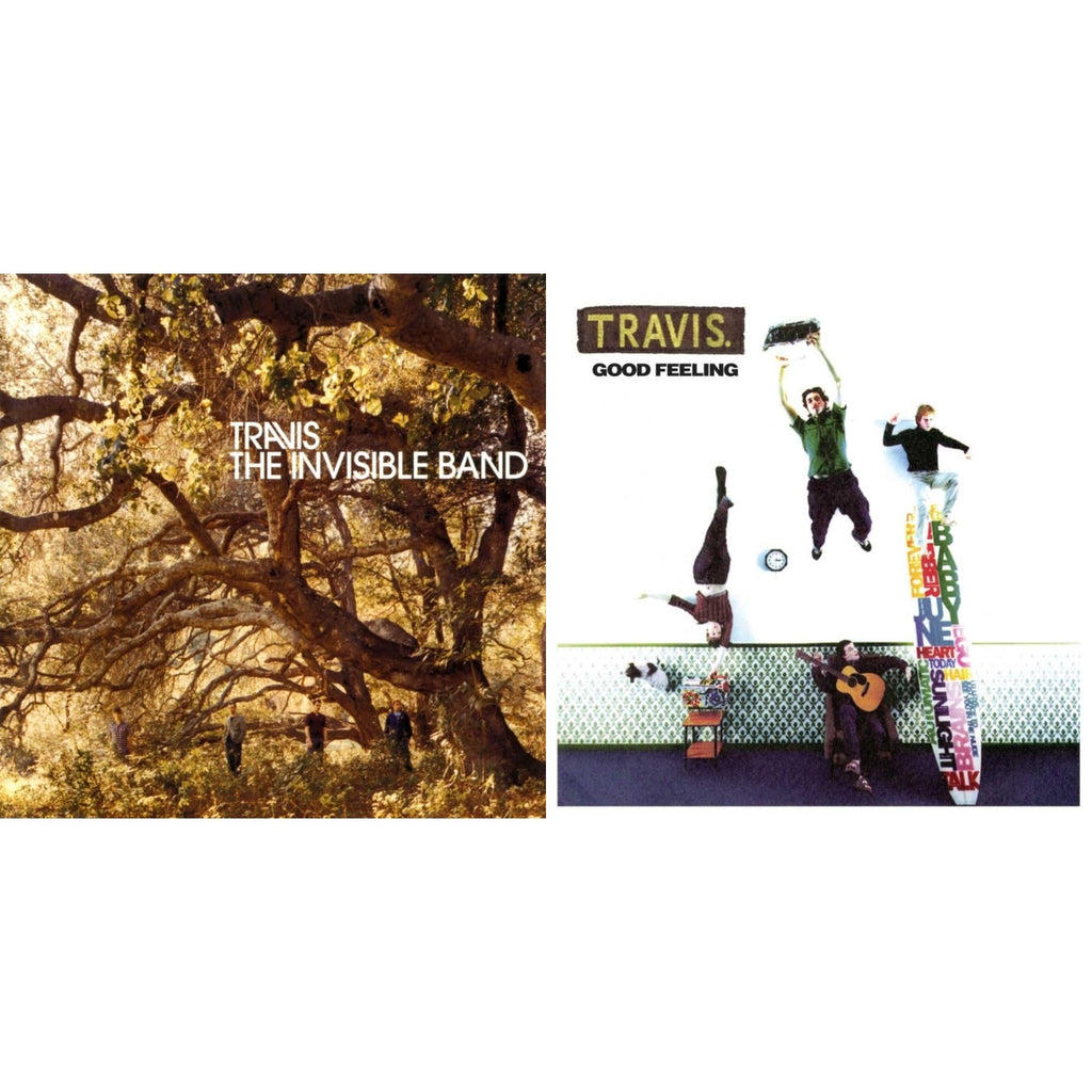 Travis - Good Feeling & Invisible Band (20Th Anniversary) - LP Vinyl Bundle