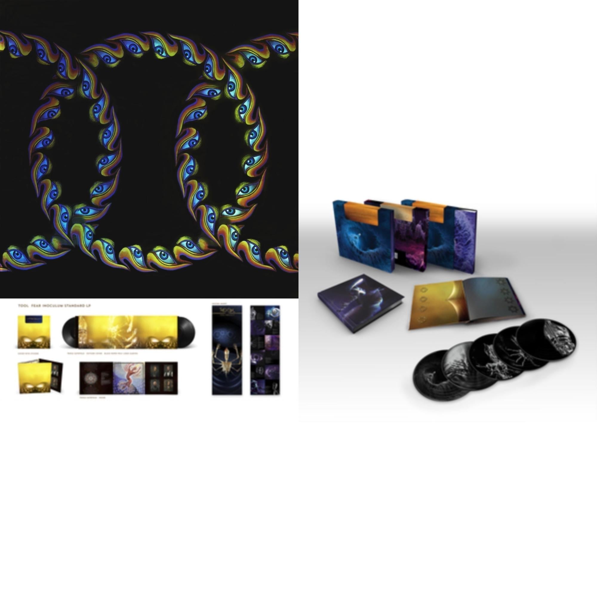 Tool - Lateralus (2LP/Picture Disc/4 Different Images/Holographic Gatefold) & Fear Inoculum (3LP/180G) & Fear Inoculum (Le) (Limited/180G/5LP/Etching Side)