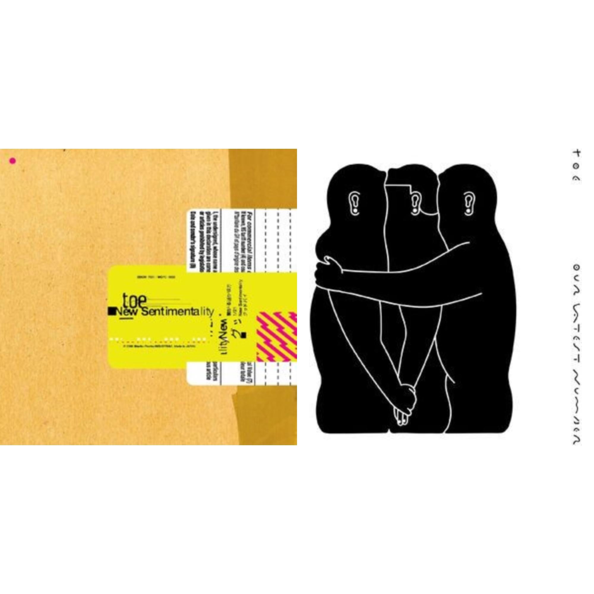 Toe - New Sentimentality (Tan & Clear LP Vinyl) & Our Latest Number (Black & White Half & Half LP Vinyl)