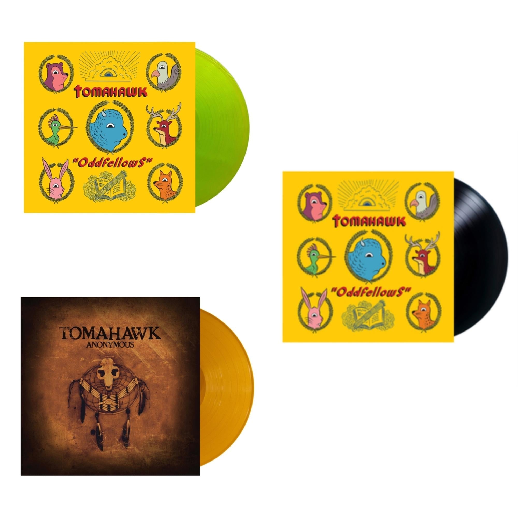 Tomahawk - Anonymous & Oddfellows & Oddfellows (Radioactive Yellow LP Vinyl)