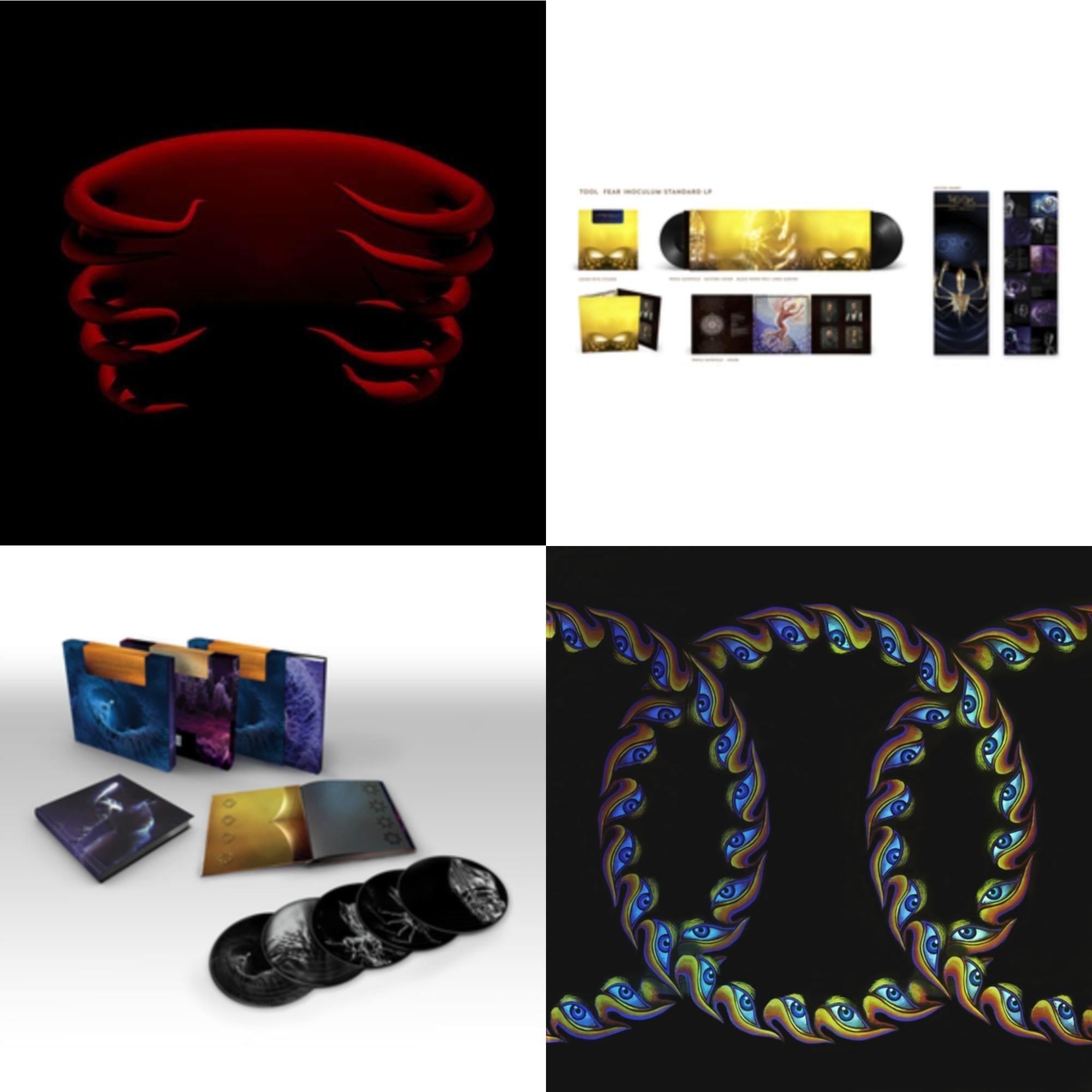 Fear Inoculum (Le) (Limited/180G/5LP/Etching Side) & Fear Inoculum (3LP/180G) & Undertow & Lateralus (2LP/Picture Disc/4 Different Images/Holographic Gatefold)