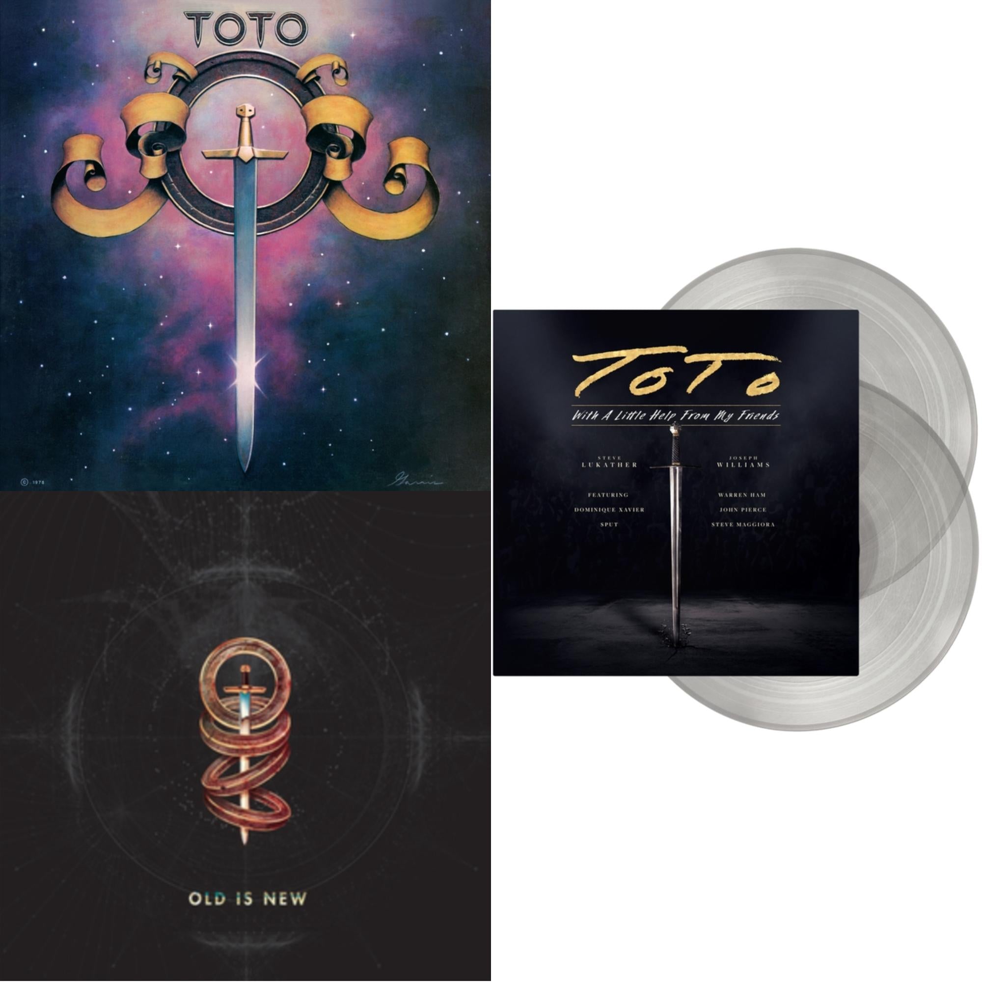 Toto (140G/Dl Insert) & Old Is New (140G/Dl Insert) & With A Little Help From My Friends (X) (Transparent LP Vinyl)
