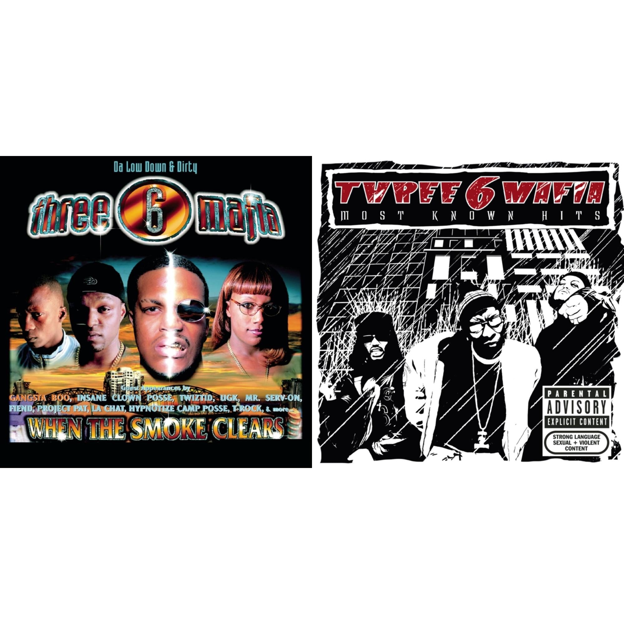 Three 6 Mafia - When The Smoke Clears & Most Known Hits - CD Bundle