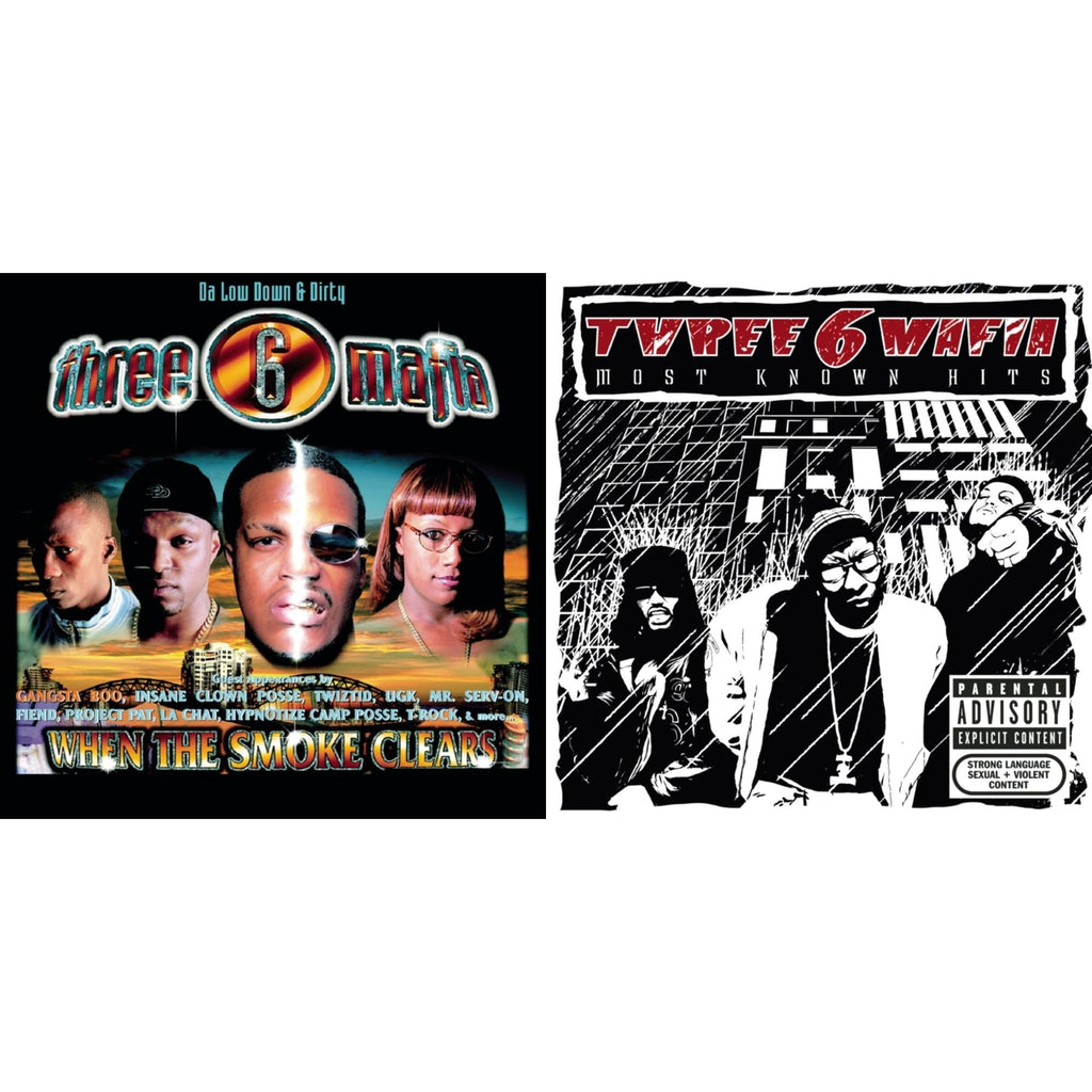 Three 6 Mafia - When The Smoke Clears & Most Known Hits - CD Bundle