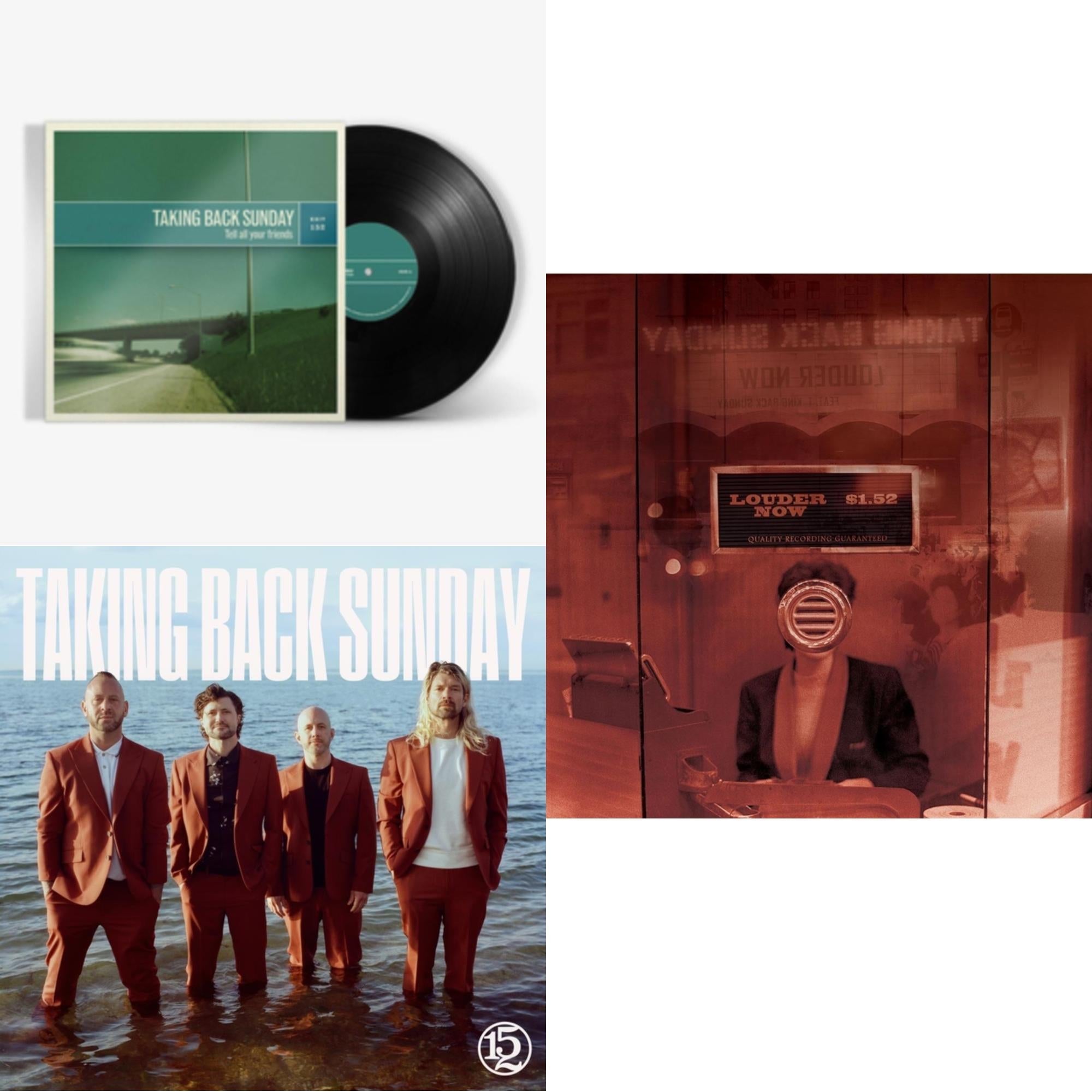 Taking Back Sunday - Tell All Your Friends & 152 (Bone LP Vinyl) & Louder Now
