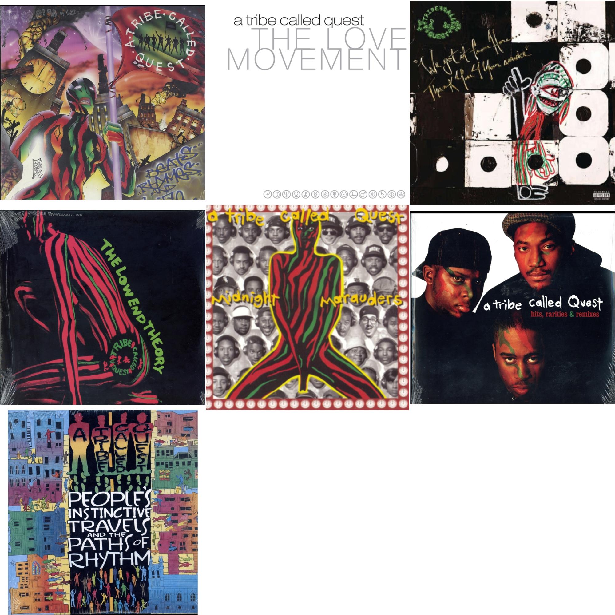 Peoples Instinctive Travels & Paths Of Rhythm & Low End Theory & Midnight Marauders & Beats Rhymes & Life & Hits, Rarities & Remixes & Love Movement (X) (3LP) & We Got It From Here Thank You 4 Your Service (X) (2LP/150G)