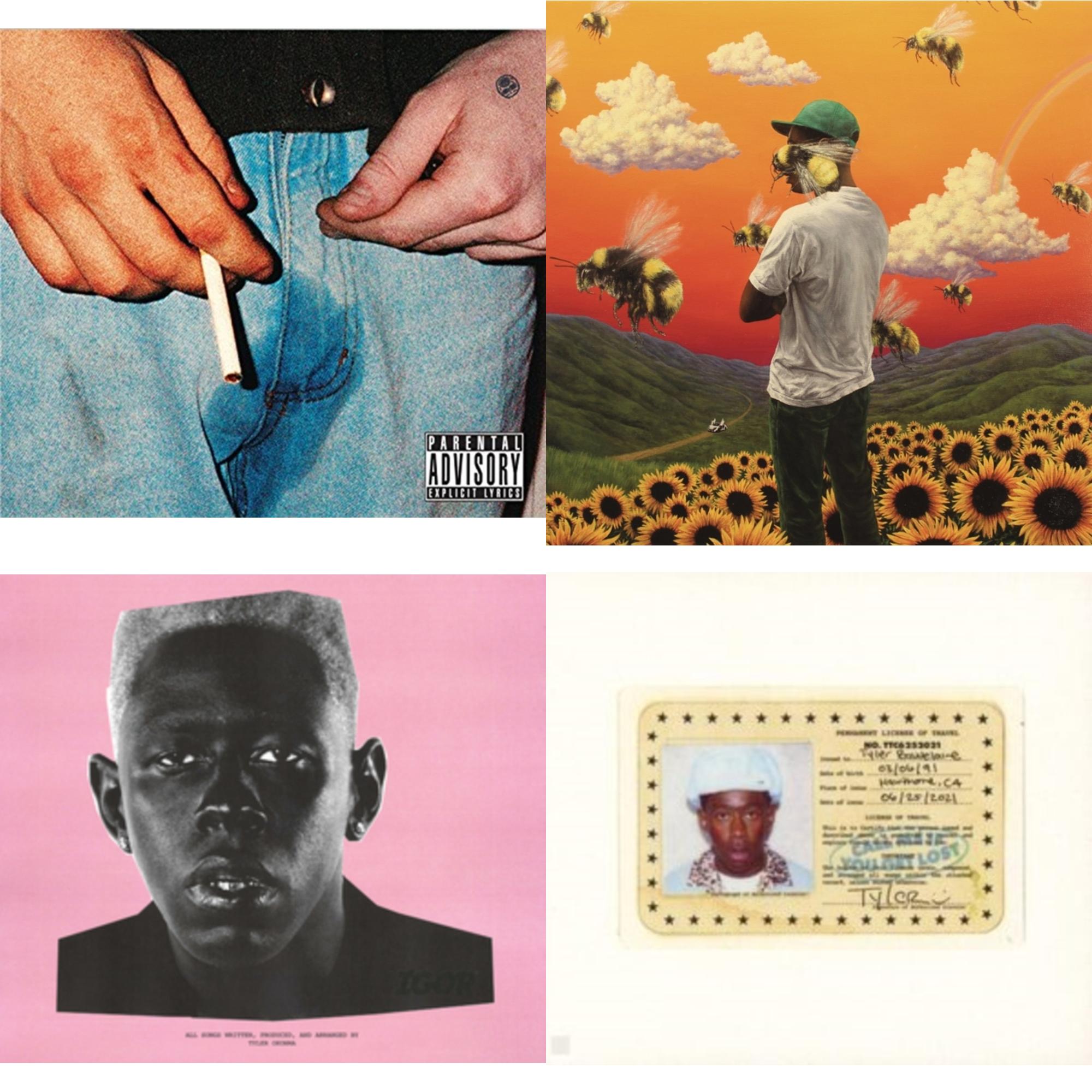 The Creator Tyler - Cherry Bomb (Exp) & Flower Boy & Igor (X) & Call Me If You Get Lost - CD Bundle