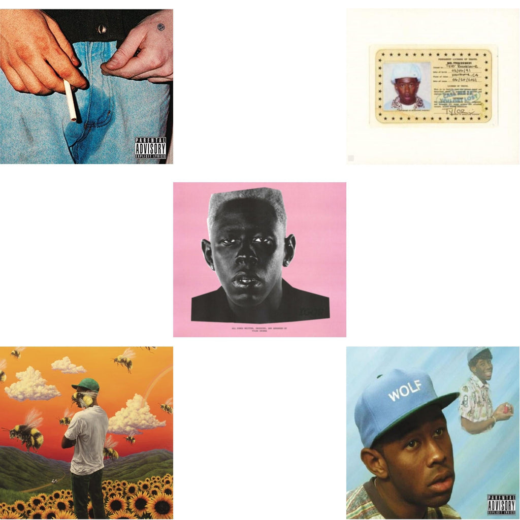 The Creator Tyler - Cherry Bomb (Exp) & Flower Boy & Igor (X) & Call Me If You Get Lost & Wolf - CD Bundle