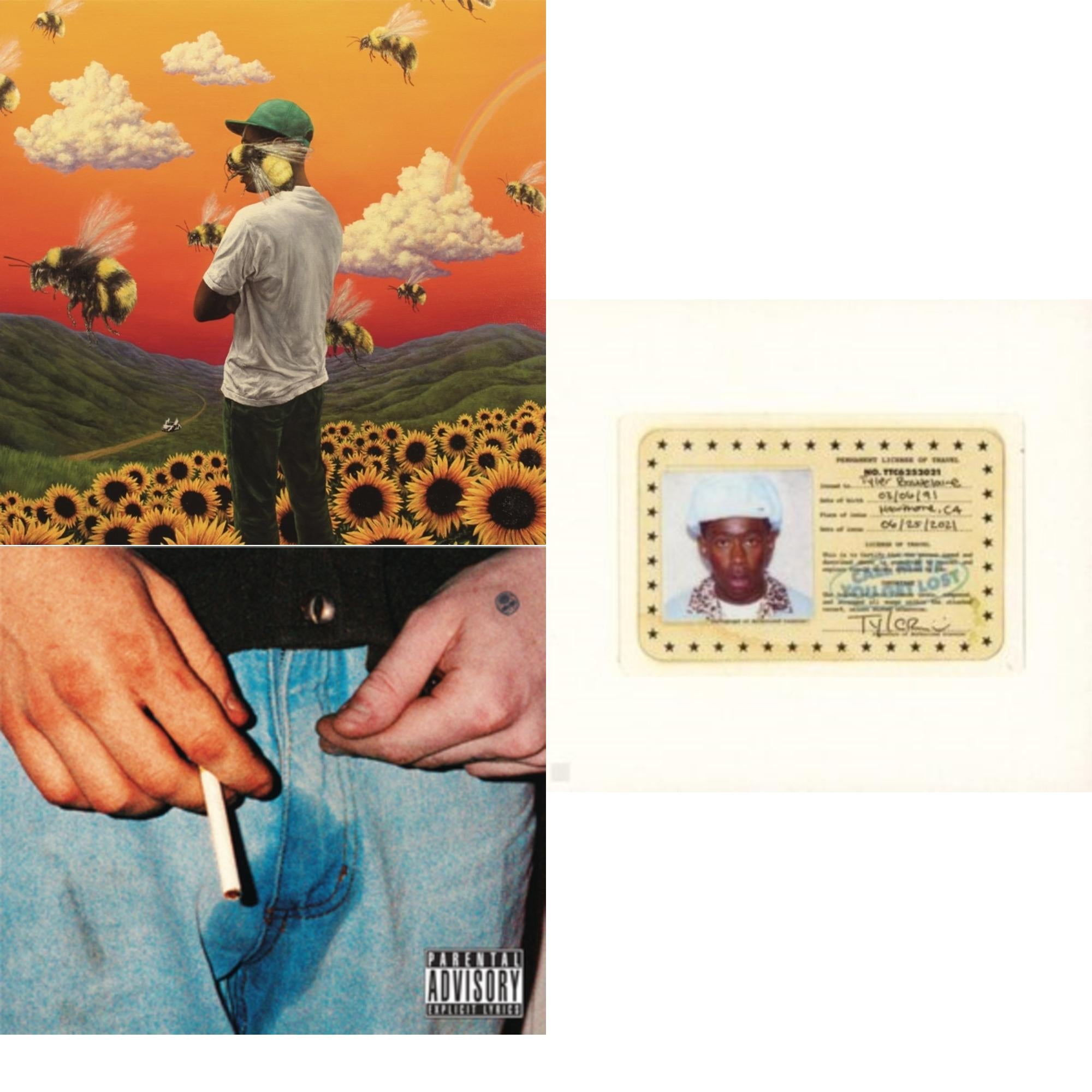 The Creator Tyler - Flower Boy & Cherry Bomb (Exp) & Call Me If You Get Lost - CD Bundle