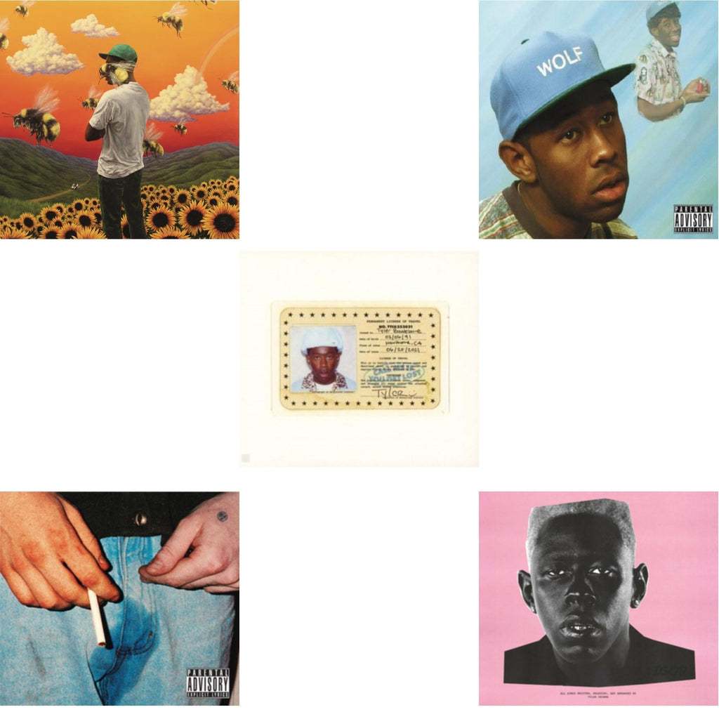 The Creator Tyler - Flower Boy & Cherry Bomb (Exp) & Call Me If You Get Lost & Wolf & Igor (X) - CD Bundle