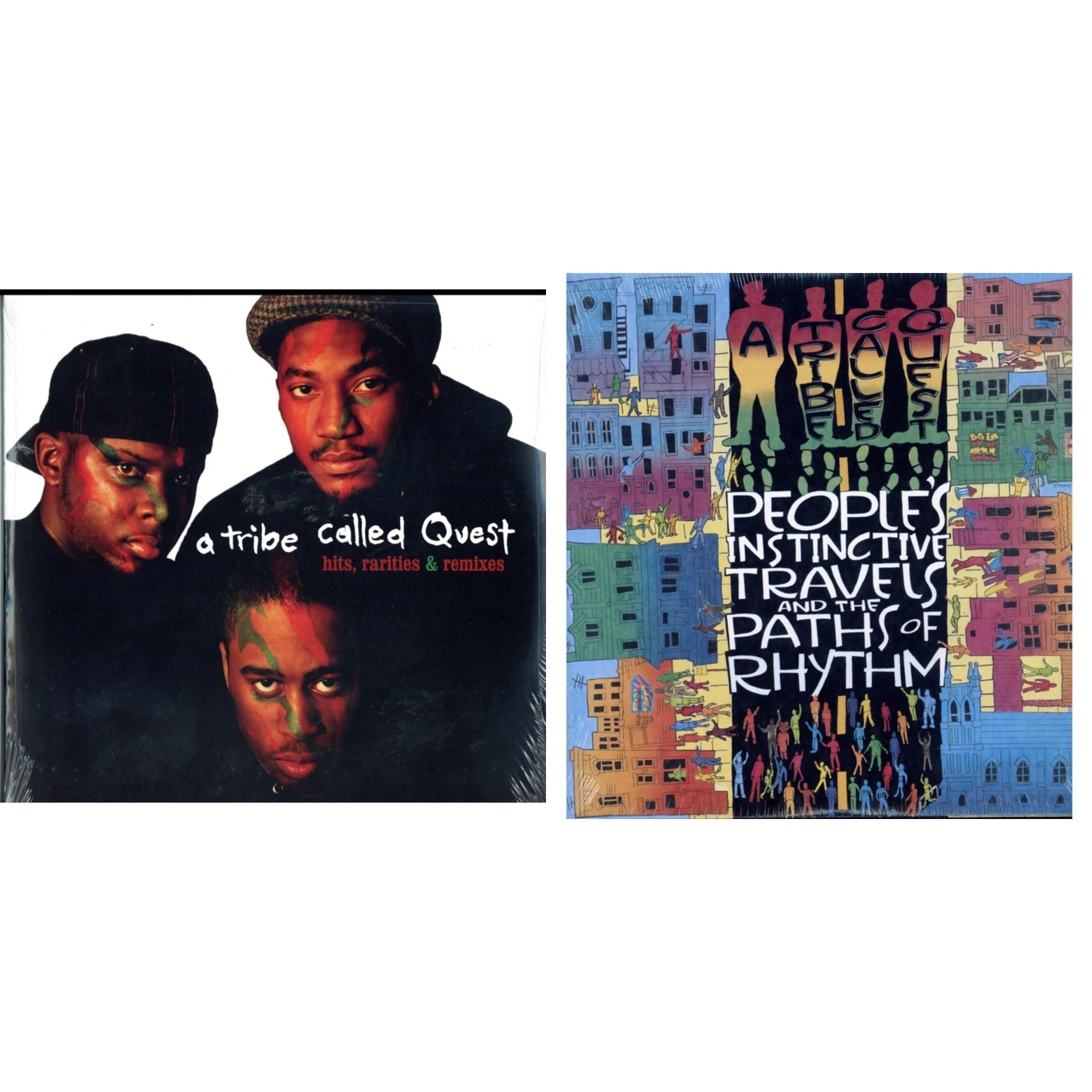 Tribe Called Quest - Peoples Instinctive Travels & Paths Of Rhythm & Hits, Rarities & Remixes - LP Vinyl Bundle
