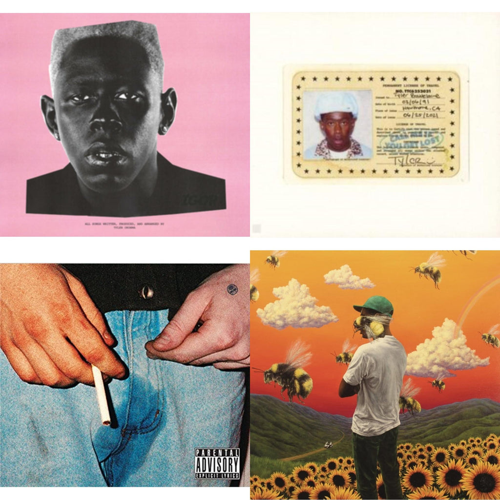 The Creator Tyler - Igor (X) & Call Me If You Get Lost & Cherry Bomb (Exp) & Flower Boy - CD Bundle