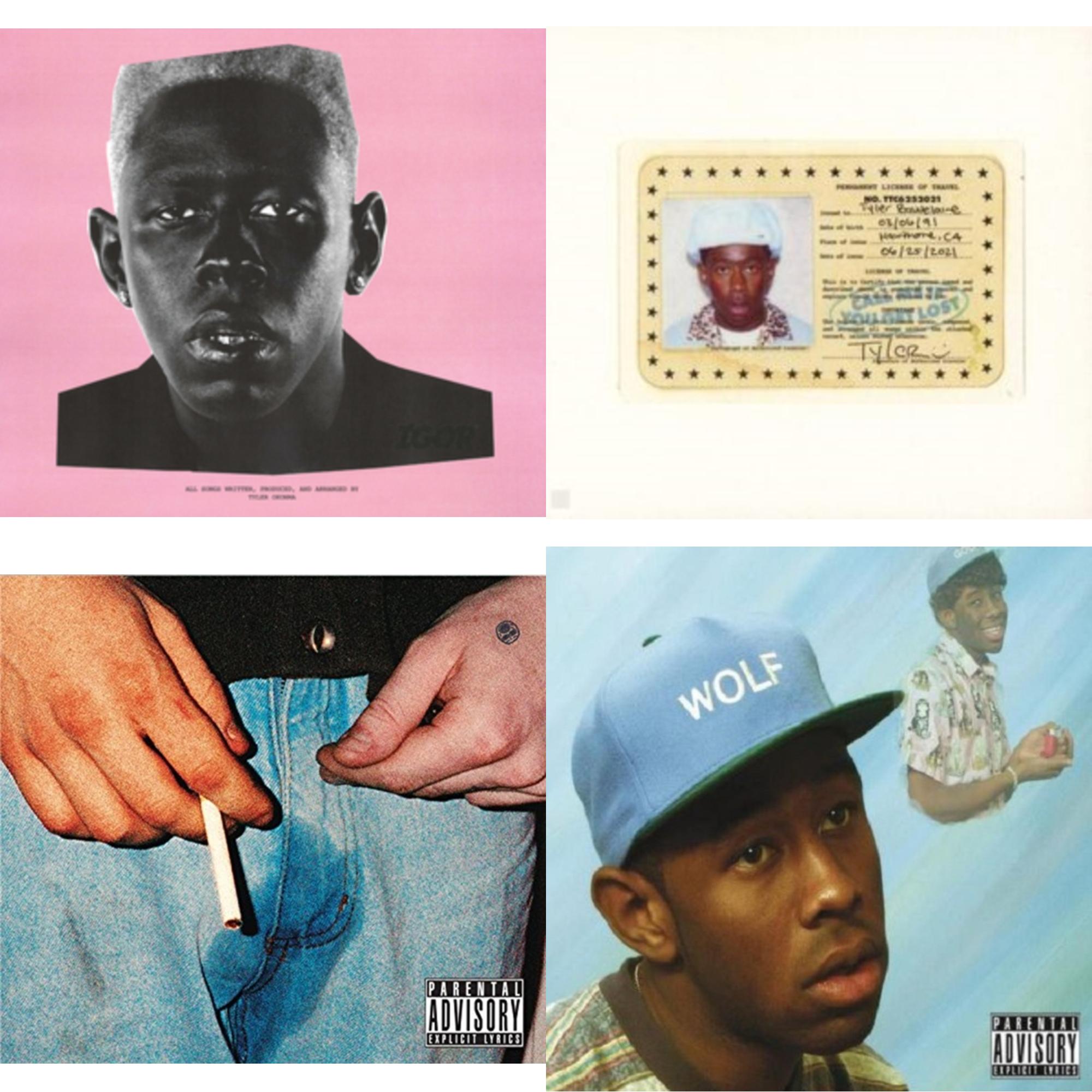 The Creator Tyler - Igor (X) & Call Me If You Get Lost & Cherry Bomb (Exp) & Wolf - CD Bundle