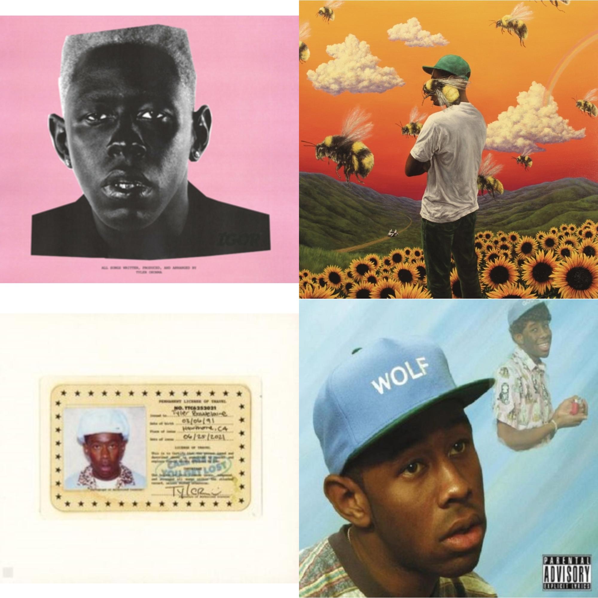 The Creator Tyler - Igor (X) & Flower Boy & Call Me If You Get Lost & Wolf - CD Bundle