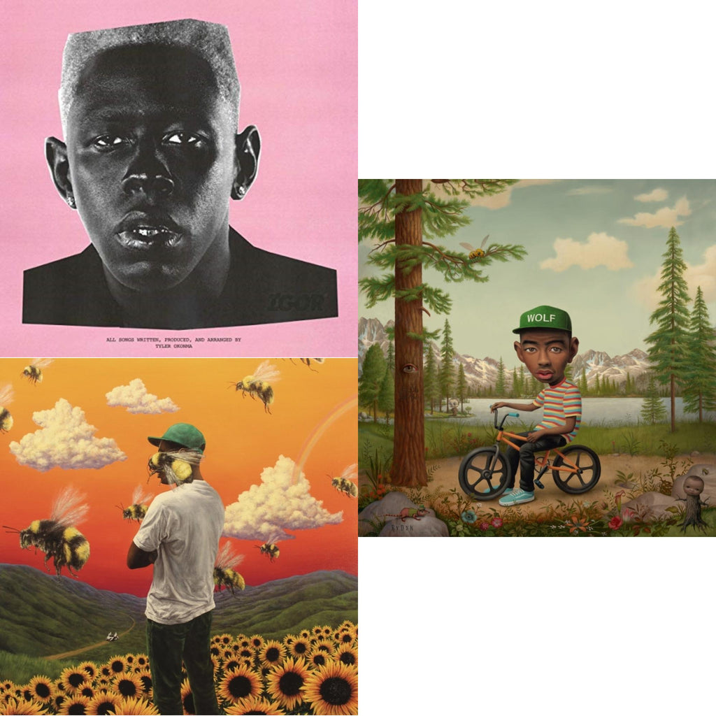 The Creator Tyler - Igor (X) (150G) & Flower Boy (2LP/150G) & Wolf (X) (2LP/Hot Pink Vinyl)