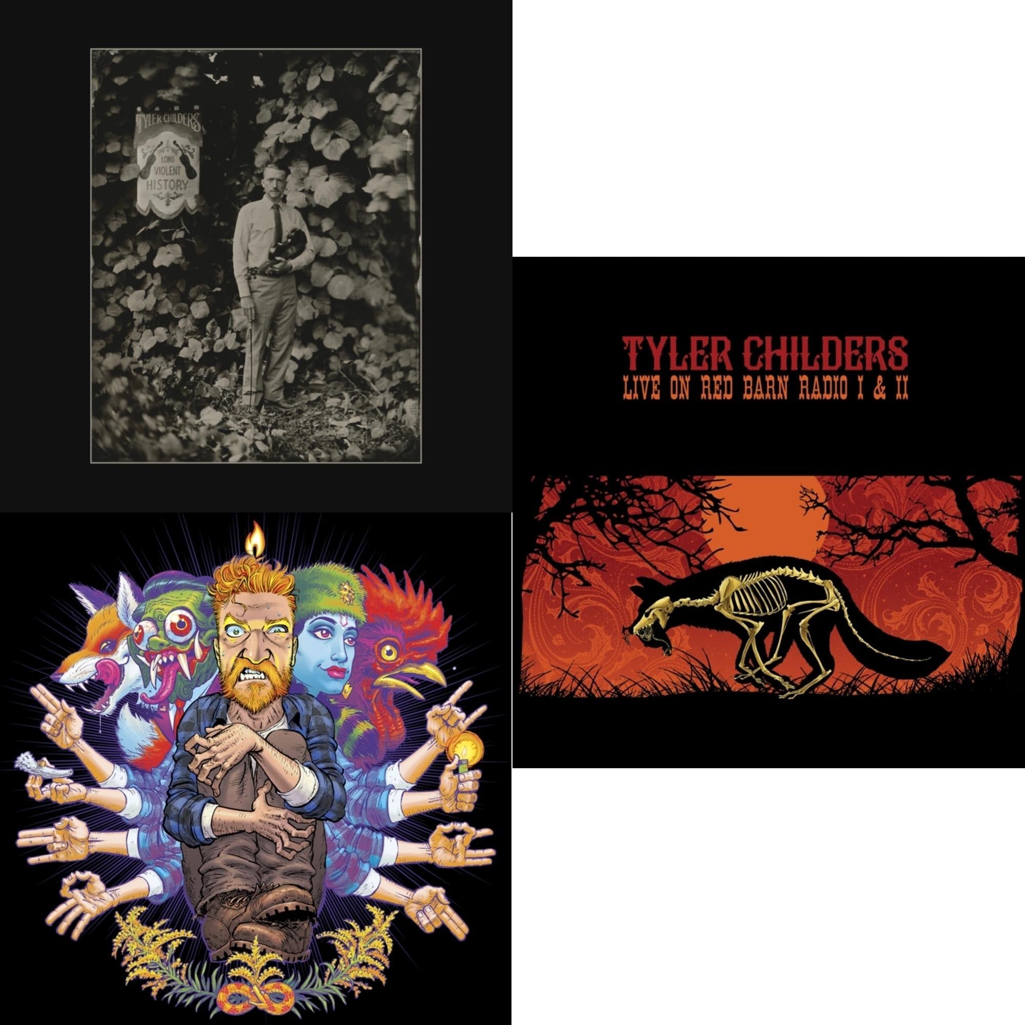 Country Squire (150G/Dl Code) & Long Violent History (140G/Insert) & Live On Red Barn Radio I & Ii