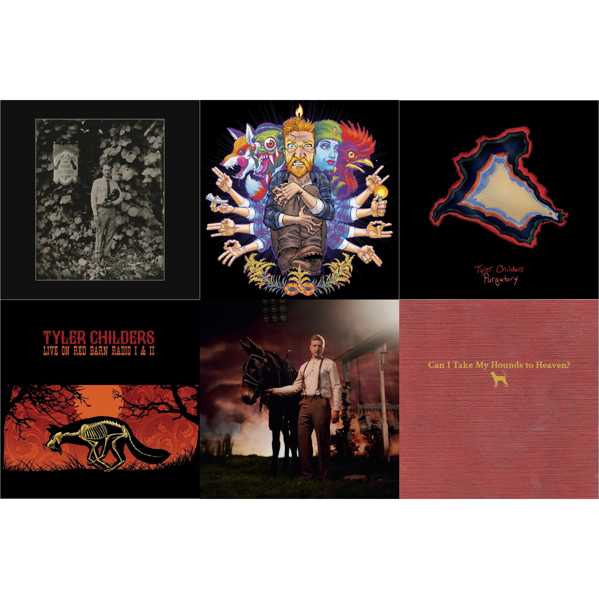 Tyler Childers - Country Squire (150G/Dl Code) & Long Violent History (140G/Insert) & Can I Take My Hounds To Heaven? (3LP) & Rustin In The Rain & Live On Red Barn Radio I & Ii & Purgatory