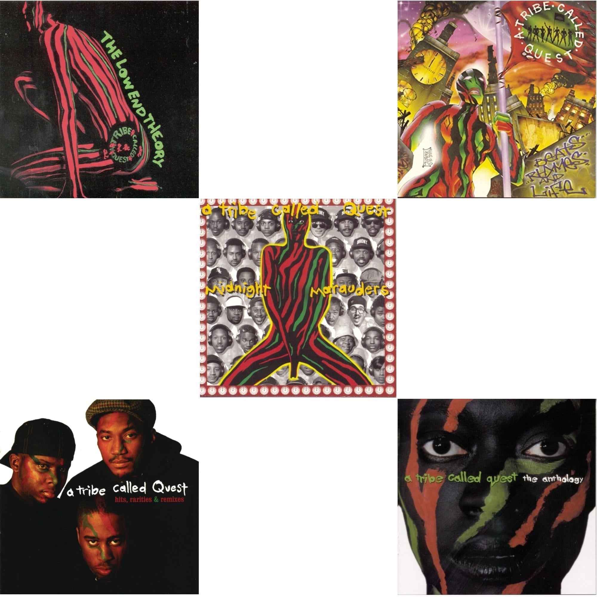 Low End Theory & Midnight Marauders & Beats Rhymes & Life & Anthology & Hits, Rarities & Remixes