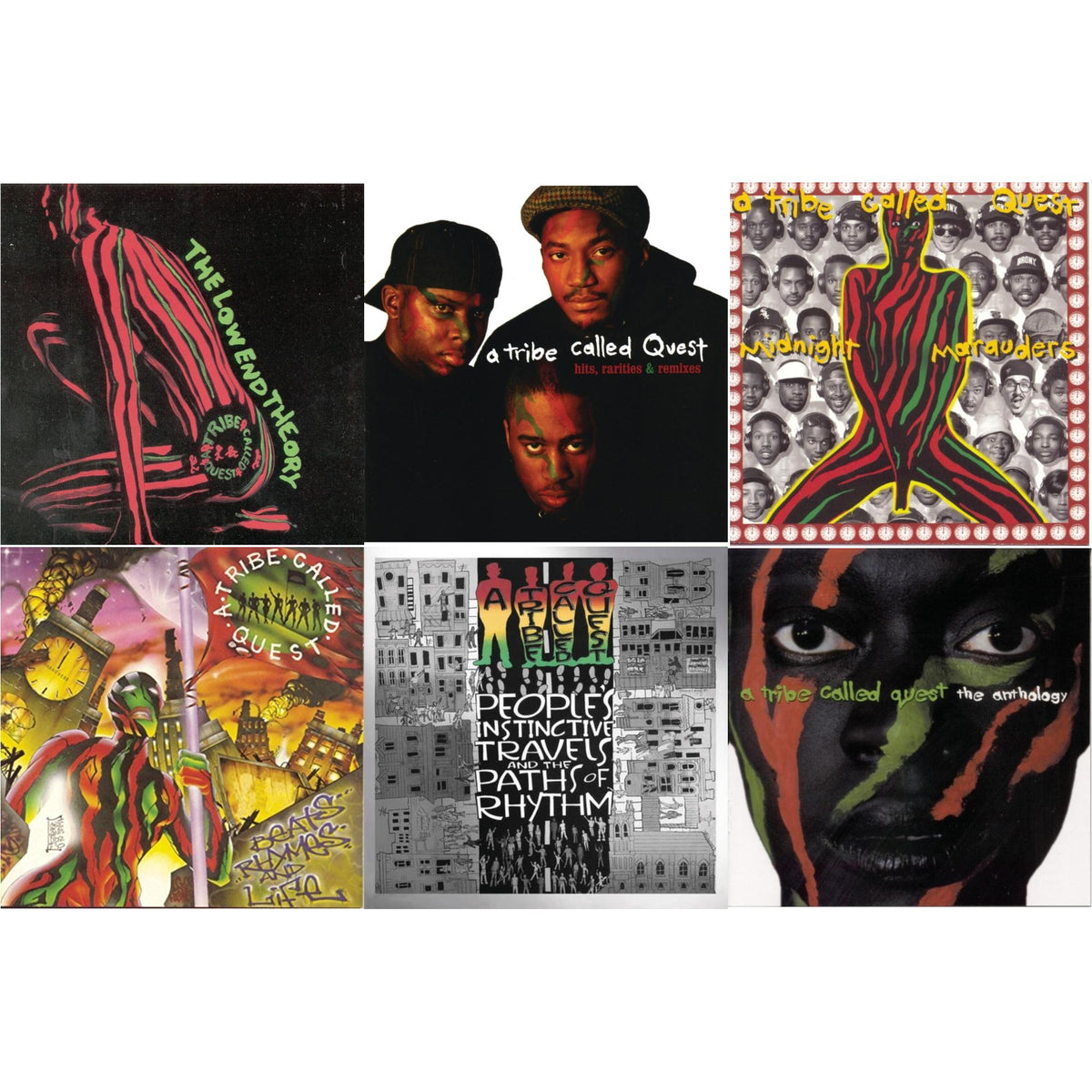 Low End Theory & Midnight Marauders & Beats Rhymes & Life & Anthology & Hits, Rarities & Remixes & People's Instinctive Travels (25Th Anniversary)