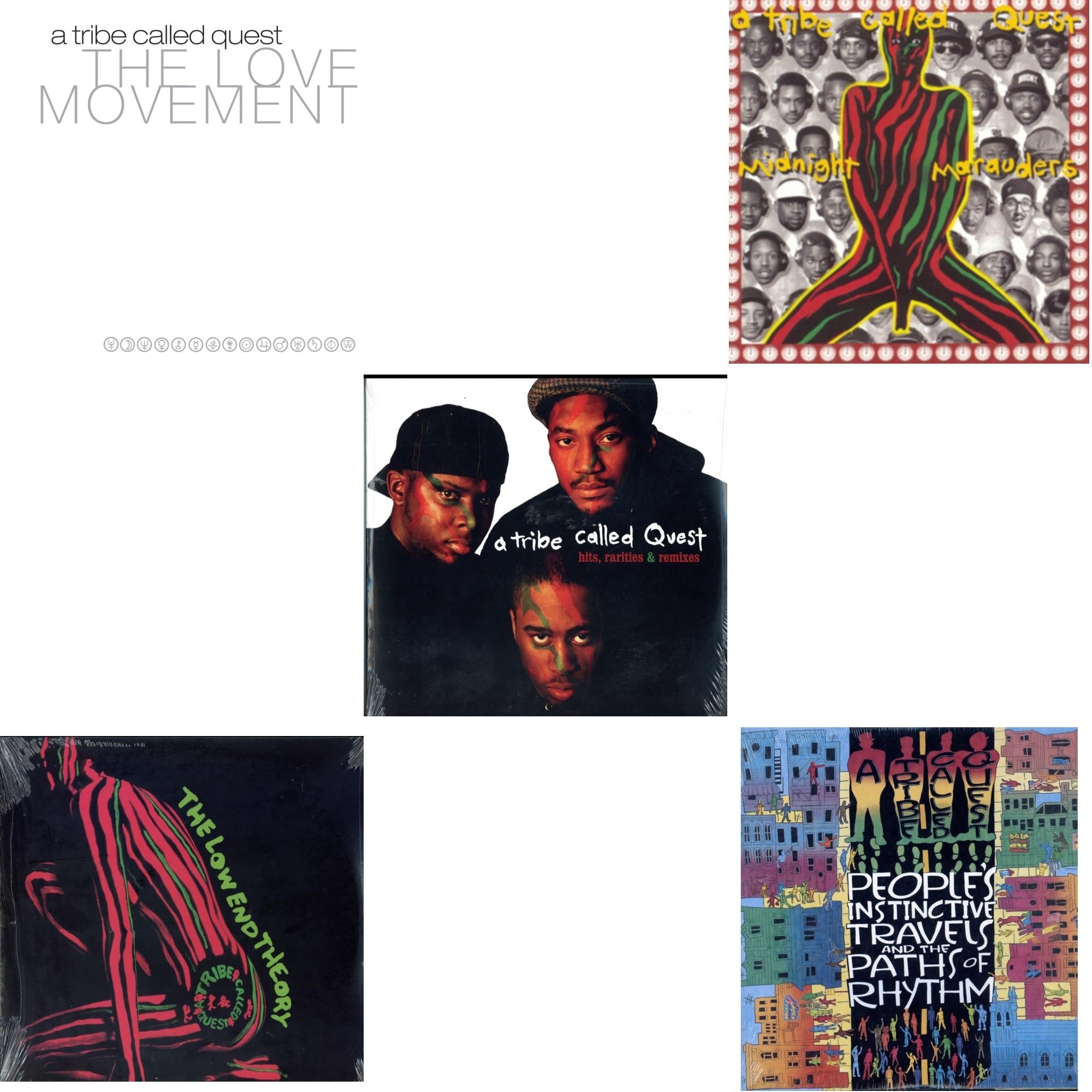 Peoples Instinctive Travels & Paths Of Rhythm & Low End Theory & Midnight Marauders & Hits, Rarities & Remixes & Love Movement (X) (3LP)