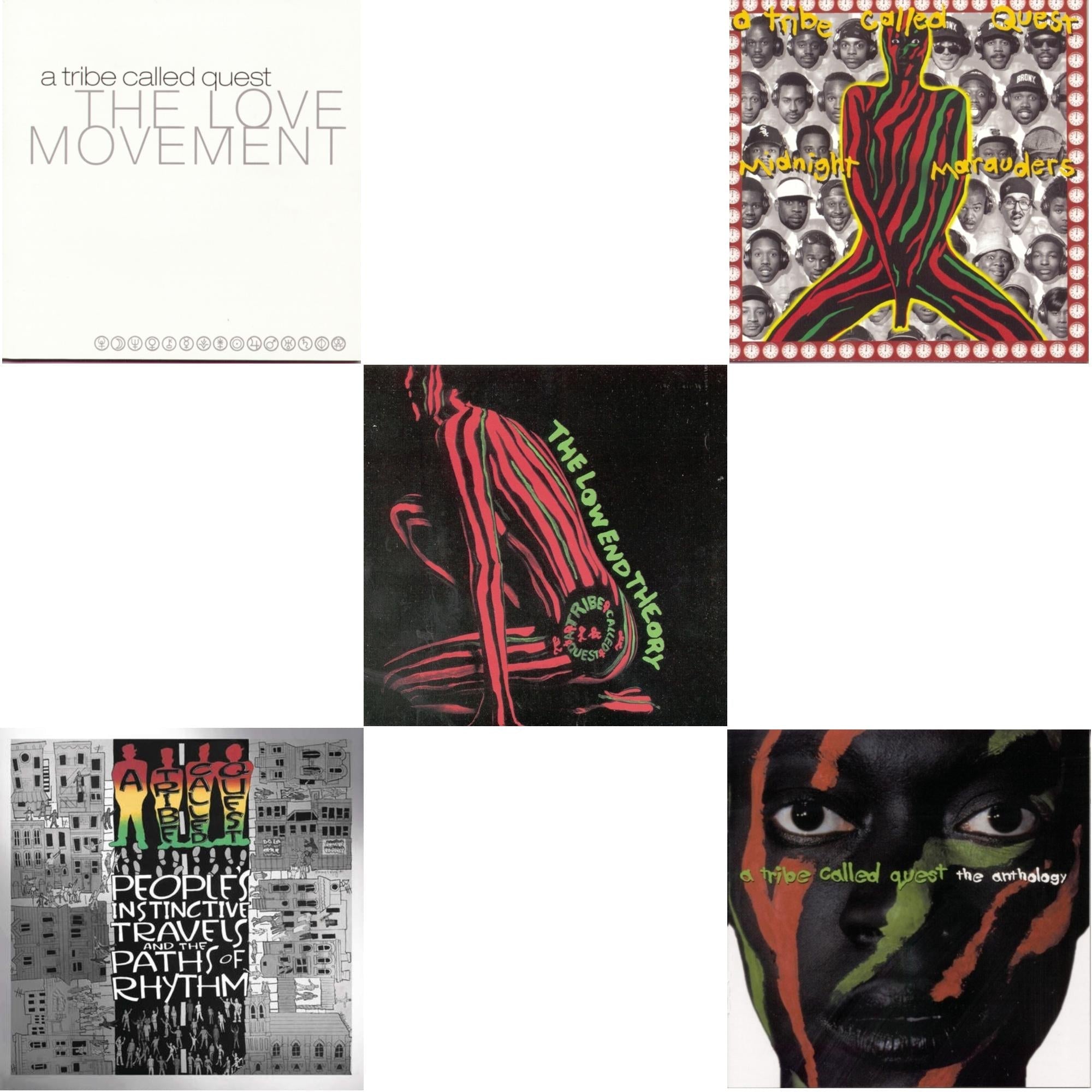 Tribe Called Quest - Low End Theory & Midnight Marauders & Anthology & Love Movement & People's Instinctive Travels (25Th Anniversary) - CD Bundle