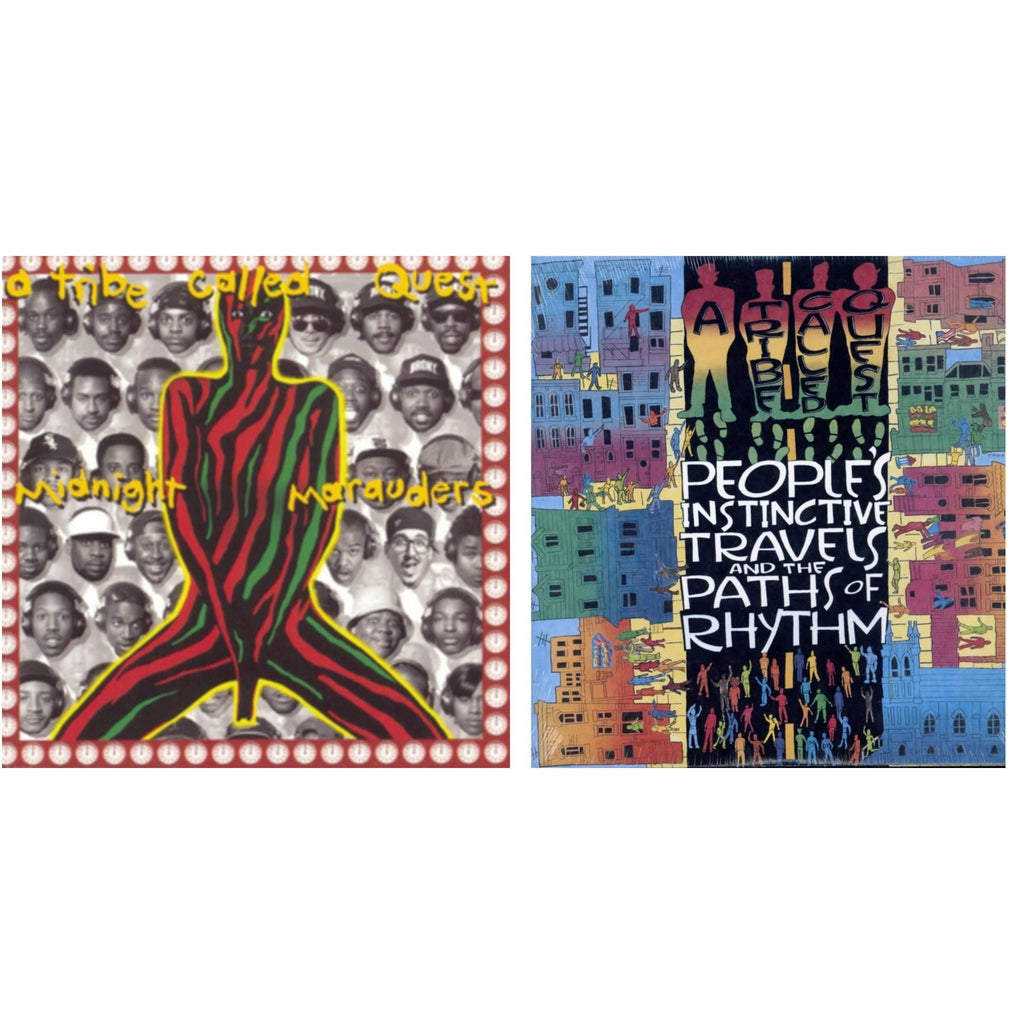 Tribe Called Quest - Peoples Instinctive Travels & Paths Of Rhythm & Midnight Marauders - LP Vinyl Bundle