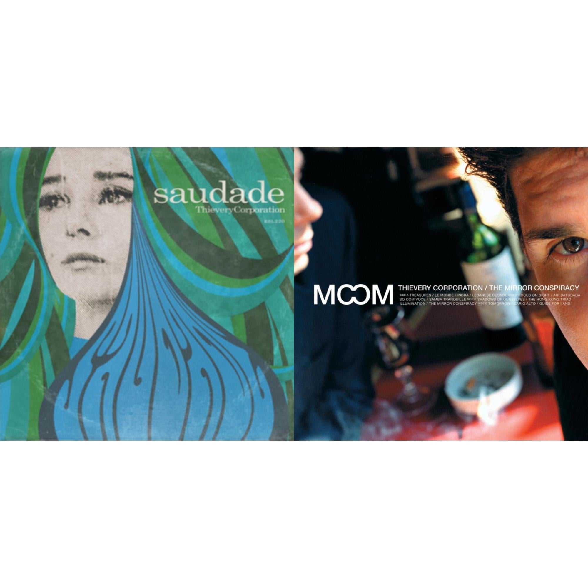 Thievery Corporation - Saudade (10Th Anniversary Edition) (Translucent Light Blue LP Vinyl) & Mirror Conspiracy (Remastered 2022/2LP/180G)