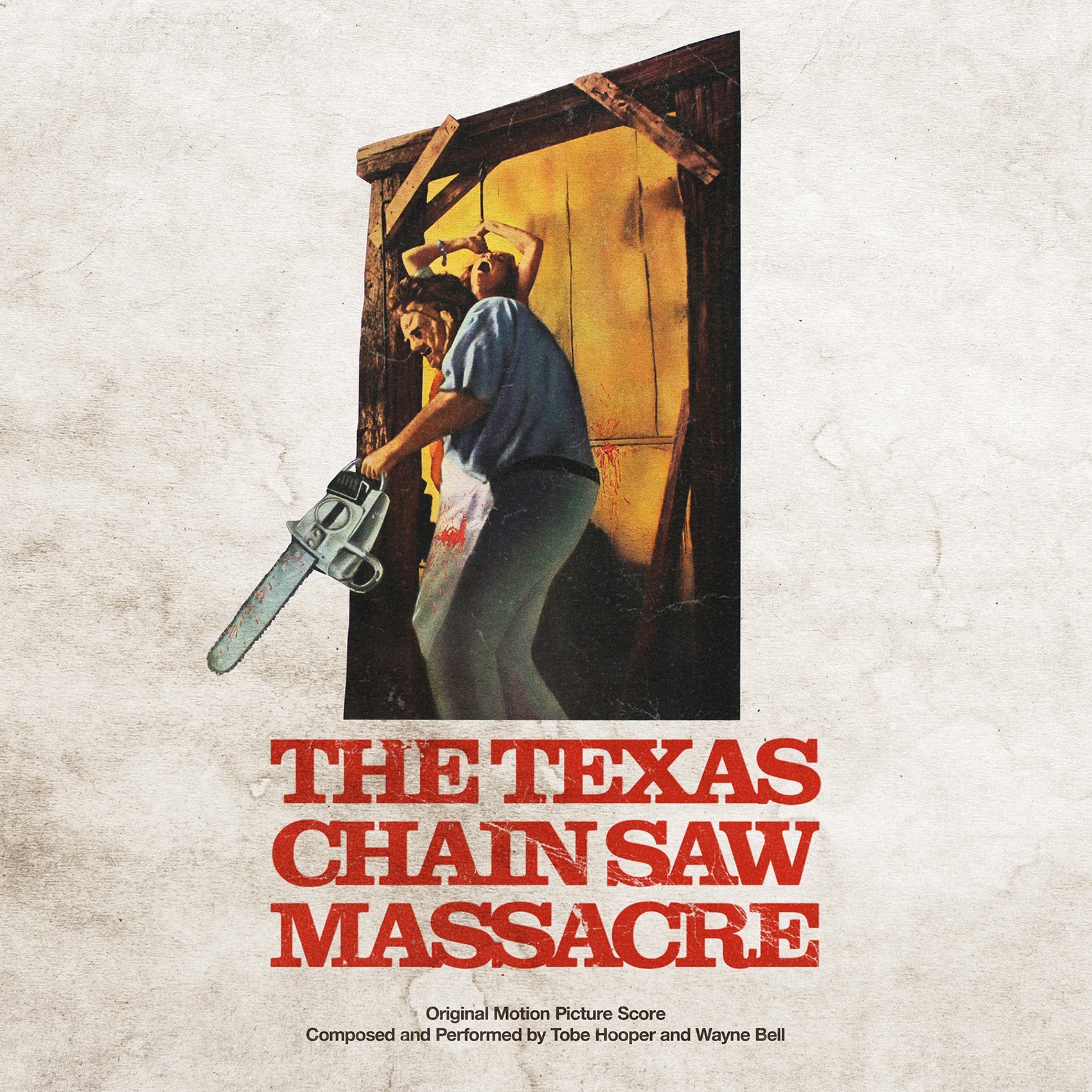 THE TEXAS CHAIN SAW MASSACRE Original Motion Picture Score (1974) (Human Detritus Splatter Exclusive) Vinyl Record