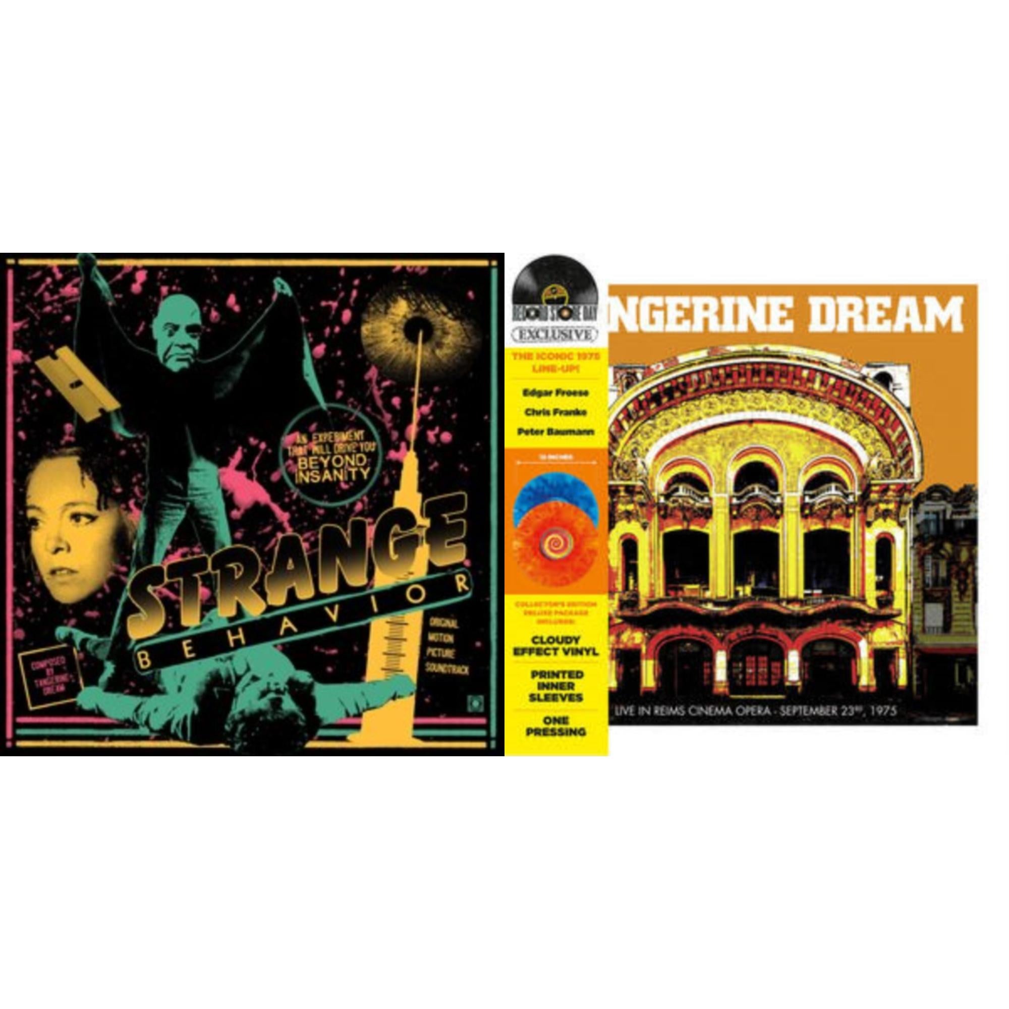 Tangerine Dream - Strange Behavior & Live At Reims Cinema Opera (September 23Rd, 1975) (Deluxe/2LP/Orange & Blue Vinyl)