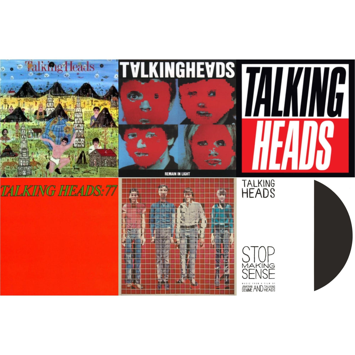Remain In Light & More Songs About Buildings & Food & Talking Heads: 77 & Stop Making Sense (Deluxe/2LP) & Little Creatures & True Stories