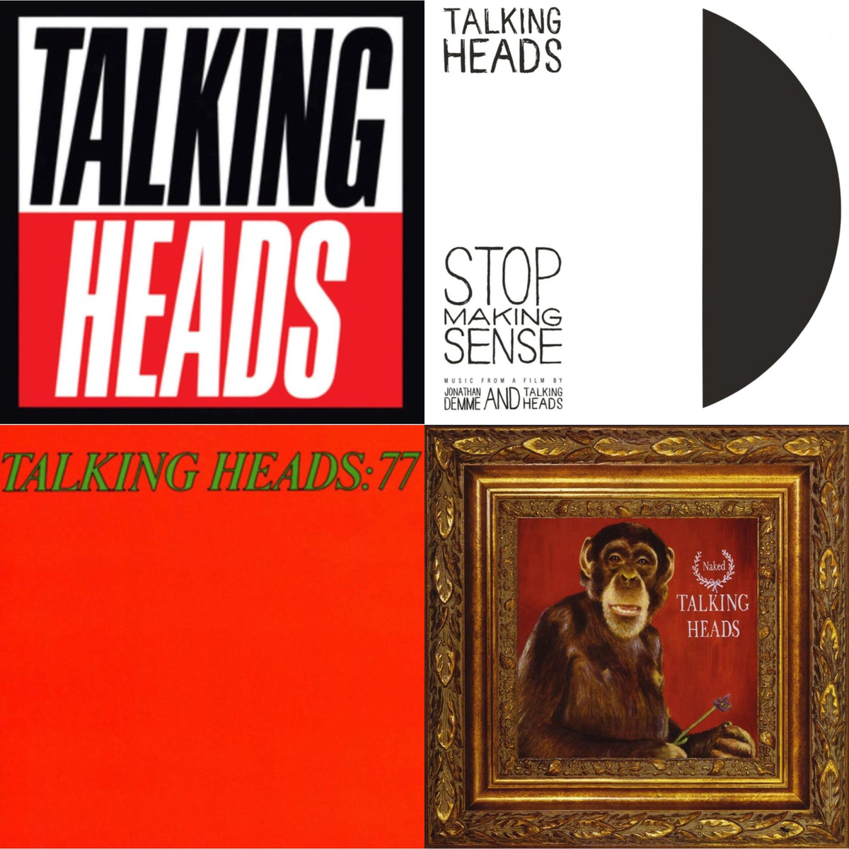 Talking Heads: 77 & Stop Making Sense (Deluxe/2LP) & Naked (Opaque Purple LP Vinyl) (Rocktober) & True Stories